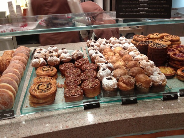 Beautiful brioche pastries in the Bellagio. 