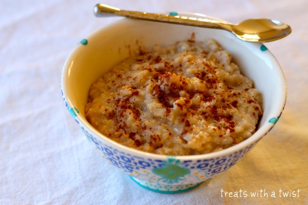 I love my Egg White Oats with extra cinnamon!