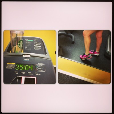 Extra time on the bike; my new hot pink shoes that I'm SO excited about!