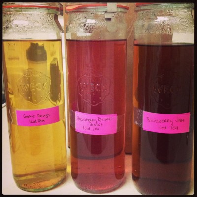 My iced teas turned out beautiful!